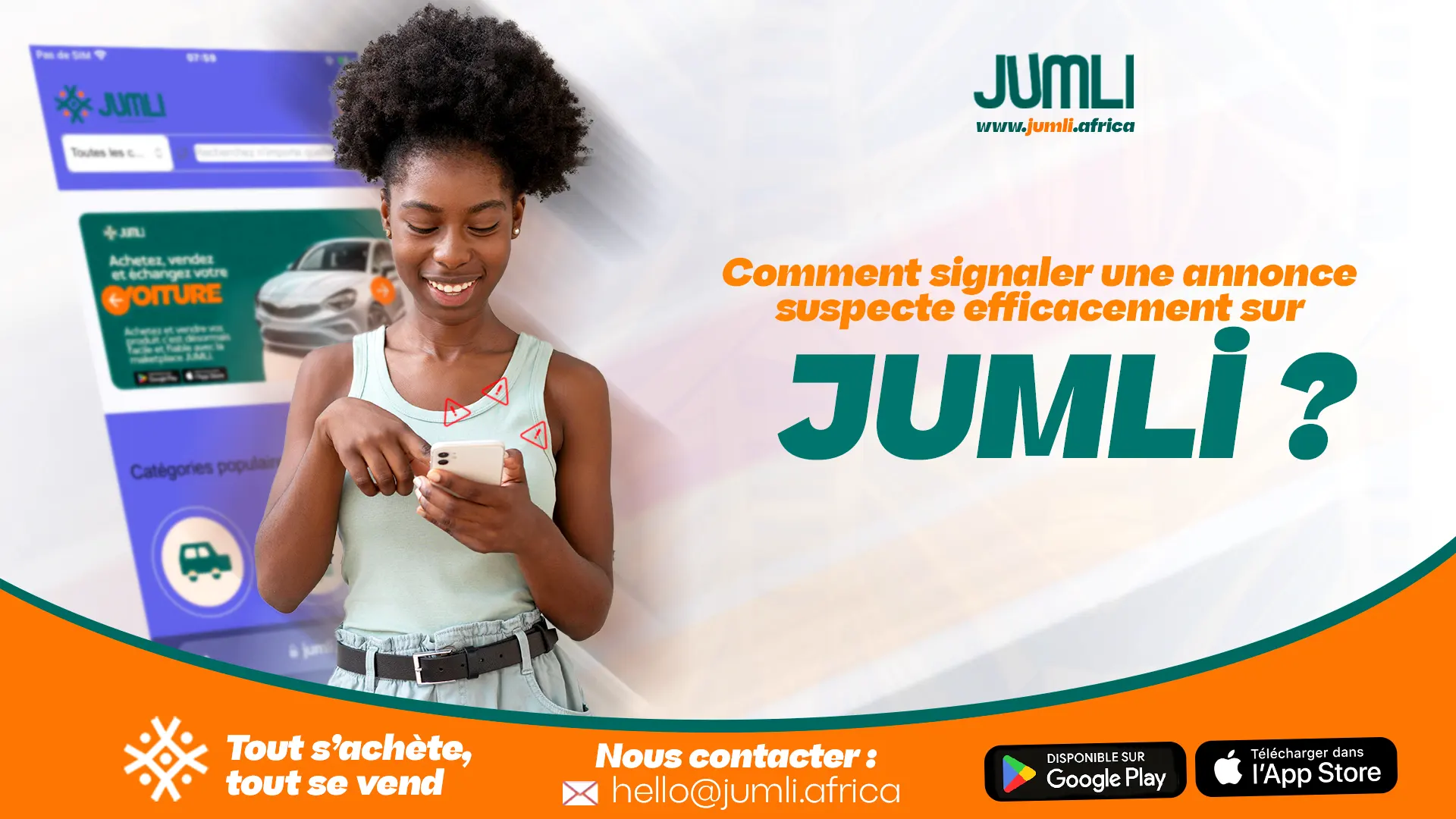 Comment signaler une annonce suspecte efficacement sur Juml