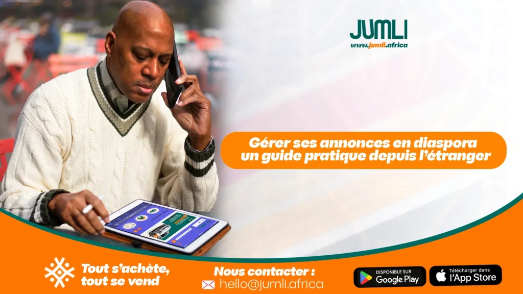 Homme utilisant une application mobile.