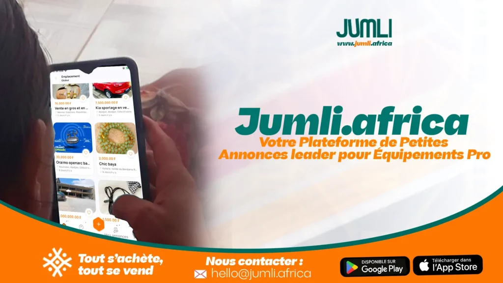 Jumli : La meilleure marketplace de Petites Annonces  pour Équipements Pro