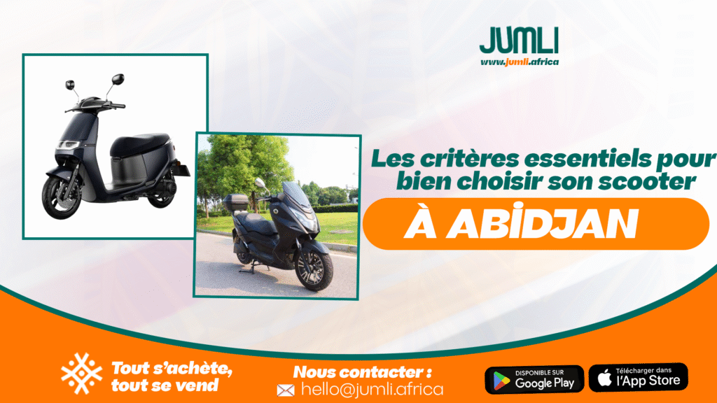 Les critères essentiels pour bien choisir son scooter à Abidjan