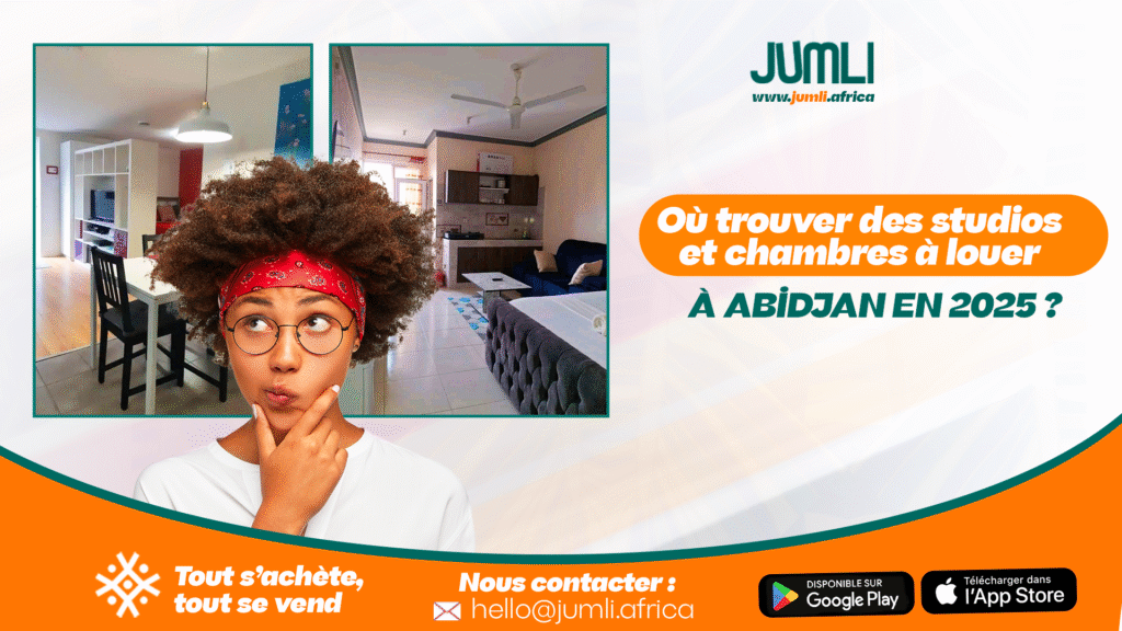 Où trouver des studios et chambres à louer à Abidjan en 2025 ?