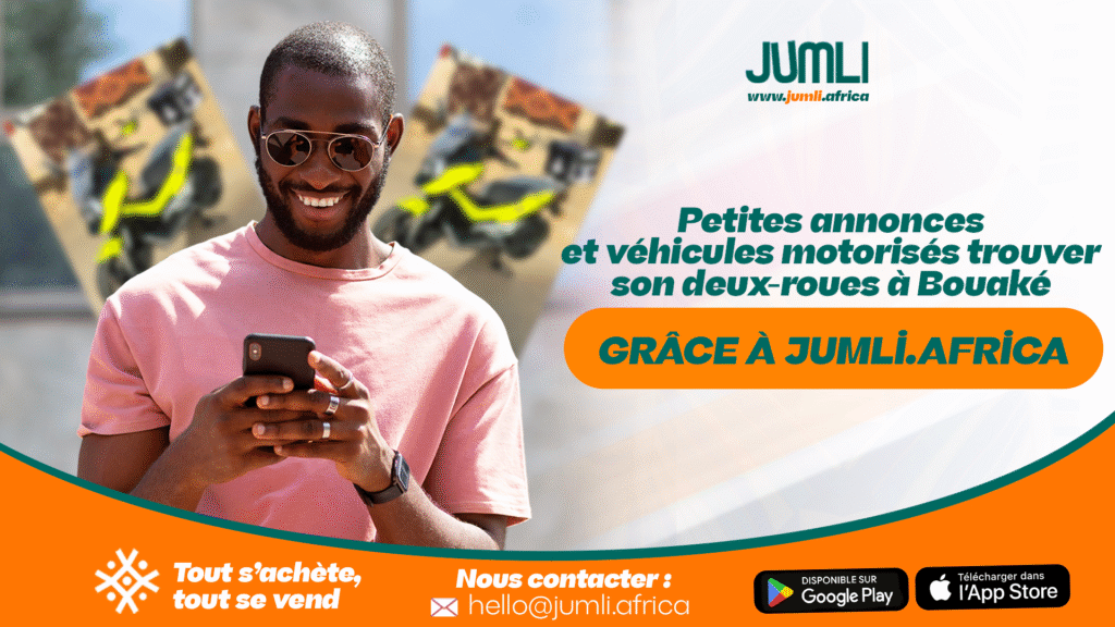 trouver son deux-roues à Bouaké grâce à Jumli.africa