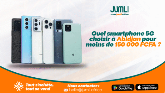 Quel smartphone 5G choisir à Abidjan pour moins de 150 000 FCFA
